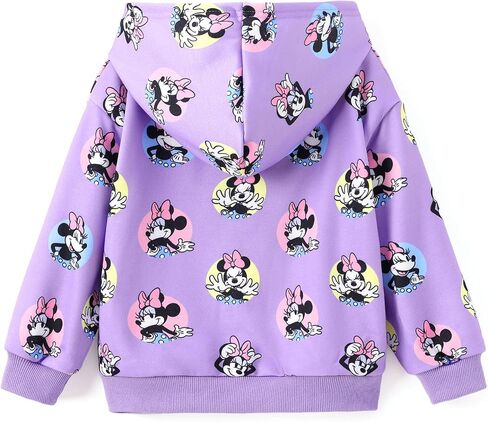 Disney Frozen Stitch Princess Minnie Mickey Spiderman Girls/Boys Zip Up Hoodie Fall Zipper Sweatshirt Jacket Toddler-Big Kid in Kuwait