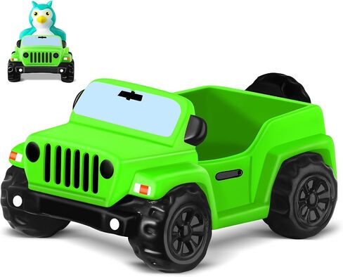 Jeep for Rubber Ducks, 3.5 Inch Jeep Toy Match Most 2 in Rubber Ducks, Jeep Toy for Jeep Dashboard Decorations Accessory Jeep Duck Collection Christmas Birthday Gifts(Green) in Kuwait