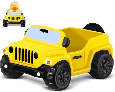 Jeep for Rubber Ducks, 3.5 Inch Jeep Toy Match Most 2 in Rubber Ducks, Jeep Toy for Jeep Dashboard Decorations Accessory Jeep Duck Collection Christmas Birthday Gifts(Green) in Kuwait