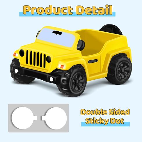Jeep for Rubber Ducks, 3.5 Inch Jeep Toy Match Most 2 in Rubber Ducks, Jeep Toy for Jeep Dashboard Decorations Accessory Jeep Duck Collection Christmas Birthday Gifts(Green) in Kuwait
