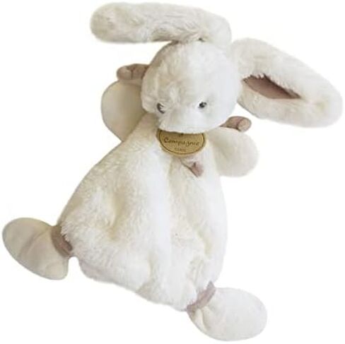 Doudou et Compagnie - DC2123 لعبة أرنب حلوة ناعمة - صندوق هدايا - رمادي داكن - 26 سم - فكرة هدية لحديثي الولادة للبنين والبنات - لعبة ناعمة مضمونة مفقودة in Kuwait