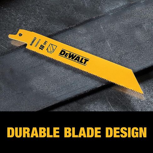 DeWalt DW4890 مجموعة شفرات منشار ترددية ثنائية المعدن مكونة من 15 قطعة مع حافظة in Saudi Arabia