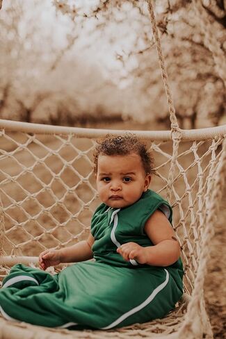 Jade&Kai Sleep Sack for Babies | Soft Viscose | Wraparound Zipper | 1.5 TOG Breathable Warmth | Modern Design in Saudi Arabia
