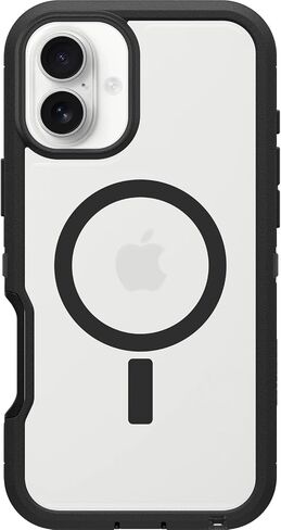 حافظة OtterBox iPhone 16 Plus Defender Series XT الشفافة - الجانب الداكن in Saudi Arabia