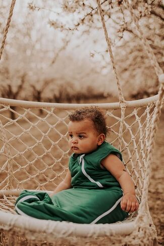 Jade&Kai Sleep Sack for Babies | Soft Viscose | Wraparound Zipper | 1.5 TOG Breathable Warmth | Modern Design in Saudi Arabia