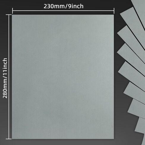 3000 Grit Sand Paper, 9 x 11 Inch, 10 Pcs Wet Dry Sandpaper Sheets, Silicon Carbide for Wood, Metal, Automotive Sanding and Polishing, Waterproof and Durable in Saudi Arabia