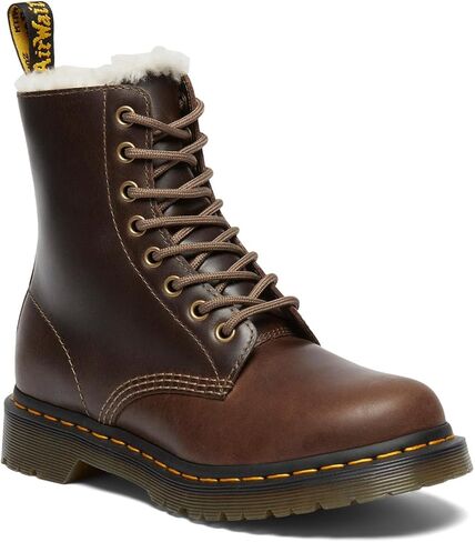Dr. Martens Women's 1460 Serena Faux Fur Lined Lace-up Boots Combat in Saudi Arabia