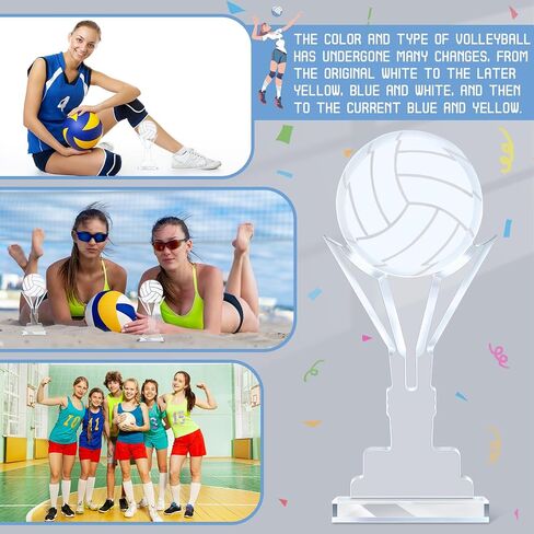 6 Pcs Soccer Trophy Award Acrylic Soccer Ball Prize Ornaments, Soccer Sign Keepsake Soccer Match Gift Game Prize for Football Team Athlete Coach Club Member Soccer Lover Gift in Kuwait