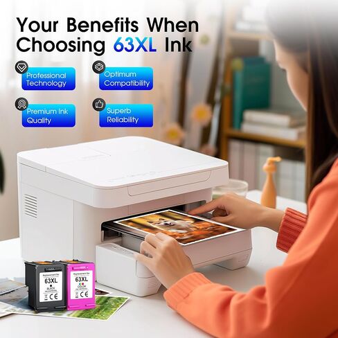61XL Ink Cartridge Replacement for HP 61 Ink Cartridge Combo Pack, 61XL Ink Cartridges for HP Printers Envy 4500, Works with HP Envy 4501 4502 5530 Deskjet 1000 1010 1050 1510 Officejet 2620 4630 in Saudi Arabia