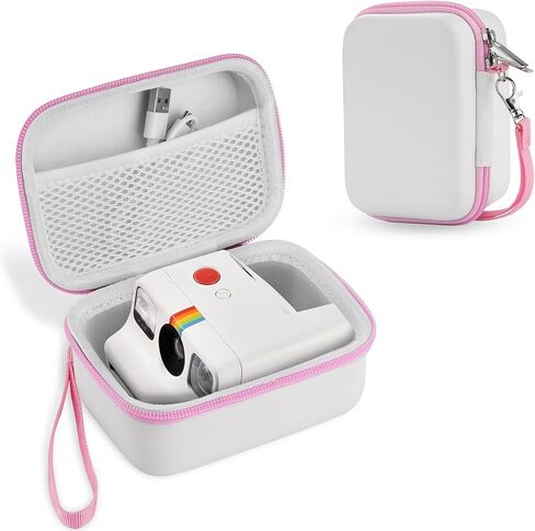 Hard Portable Case Compatible with Polaroid Go 9035 for Generation 2 Instant Print Camera, Film Cameras Storage with Mesh Pocket for Color Films (case only) (Purple) in Saudi Arabia