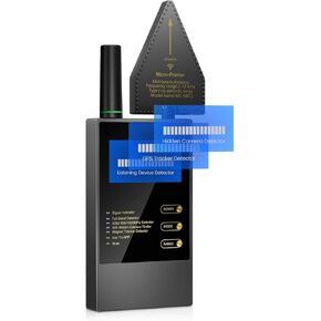 Hidden Camera Detectors, GPS Tracker Detector, RF/Wireless Signal Detector, Spy Camera Finder, Listening Device Detector, for Hotel, Airbnb, Meeting Room, Travel, P9000