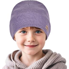 Sukeen Kids Beanie Hat for Girls Boys Seepage Proof Warm Skull Cap Soft Cold Weather Hat Ages 4-12 for Daily Outdoor in Kuwait