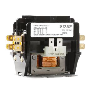 Seentech Heavy-Duty 3-Pole 40 Amp Contactor with 240 VAC Coil – Perfect for Relays, Air Conditioners, Heat Pumps, and Refrigeration Systems
