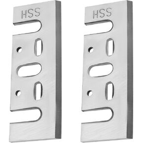 2PCS HSS Planer Blades Replacement Woodworking Planer Blade Compatible with DeWalt N556874 DCP580 Compatible with Makita 1001 1100 1125