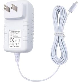 9025166 Lithium-ion Charger for Somfy Motorized Shades Blinds Curtains Awnings 12V Rechargeable Battery Wands with LED Indicator Power Cord is 75in Long