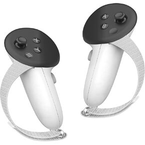 vr Anti-Slip Controller Straps with Adjustable Knuckle Straps Compatible with Meta Quest 3S for Quest 3 Controller Grips Cover for Quest 3S/3 Accessories