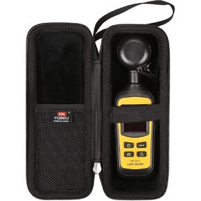 FBLFOBELI Hard Carrying Case for URCERI Light Meter Digital Illuminance Meter Handheld Ambient Temperature Measurer (Case Only)