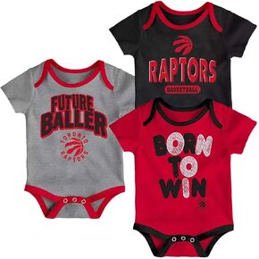 Outerstuff NBA Infants Little Fan 3 Piece Creeper Bodysuit Set (Memphis Grizzlies, 18 Months)