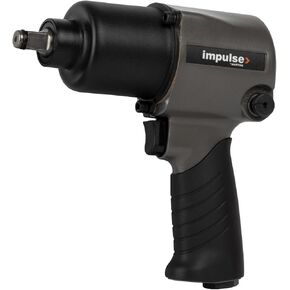 Martins Industries Impulse 1" Truck Impact Wrench 1800 ft-lb, Super Light Weight at 15.6 lb, Ergonomic Handle and Rubber Rest, 3-Speed, Twin Hammer Mechanism, Forward-Reverse