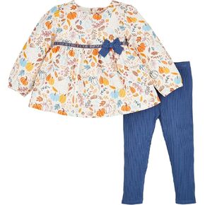 Mud Pie Children's Pumpkin Tunic And Legging Set