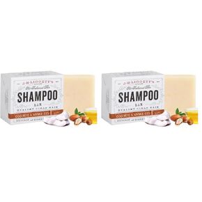 J·R·LIGGETT'S All-Natural Shampoo Bar for Hair | Herbal Formula | Supports Strong Healthy Hair | Nourish Follicles w/Antioxidants and Vitamins | Detergent/Sulfate-Free | 2 Pack 3.5 oz Bars