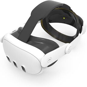 Elite Head Strap for Meta Quest 3/3S with 12000mAh Built-in Rechargeable Battery Pack, RGB Light Design