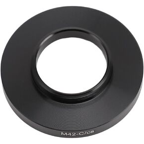 Aluminum Alloy M42 to C CS Mount Adapter Ring, Versatile, Lightweight, Portable, with Accuracy Craftsmanship for Macro, Astronomy Photography