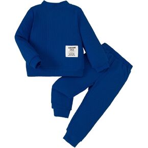 Toddler Boy Clothes Baby Boy Warm Clothes Fall Winter Outfit Long Sleeve Knitted Sweater Cotton Tops Pants Sets