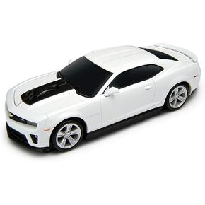 Wireless Computer Mouse - Computer Accessories - Gray Wirelesss Mouse, Sedan Car Design with Blue LED Lights - Style# W213