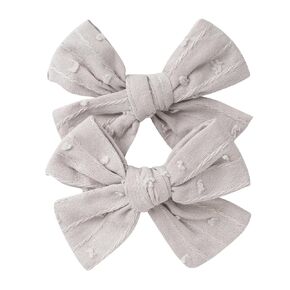 2PCS 2-Inch Baby Hair Bow Alligator Clips Boutique Barrettes Hair Pins for Baby Infants Toddler Kids Girls