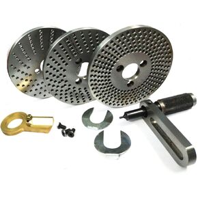 Assorts Steel Dividing Plates Set for HV4 /HV6 Rotary Table with Working Manual-Milling Indexing Kit