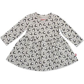 Zutano Baby Girls' Organic Cotton, Long Sleeve Dress