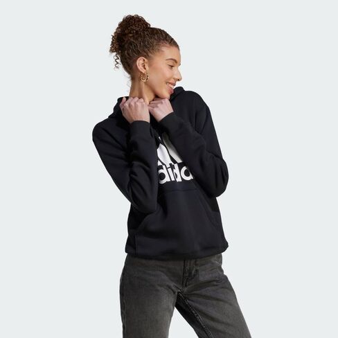 adidas Essentials Big Logo Regular Fleece Hoodie Bliss Lilac/White SM in Saudi Arabia