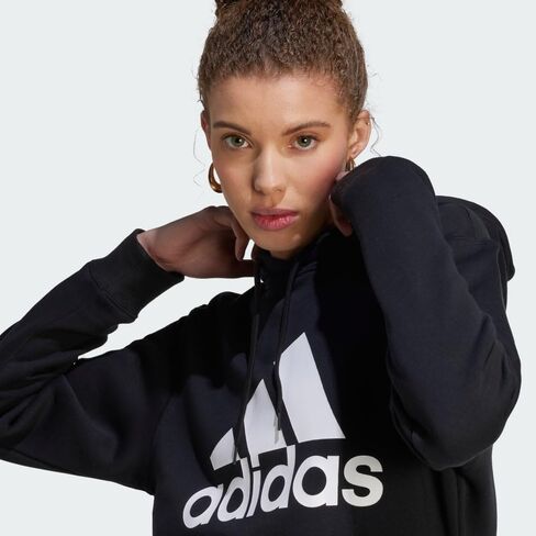 adidas Essentials Big Logo Regular Fleece Hoodie Bliss Lilac/White SM in Saudi Arabia