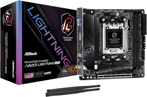 ASROCK A620I Lightning WiFi DDR5 AM5 in Kuwait