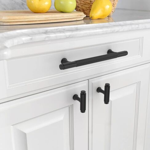 asidrama 10 حزمة مخرش نحى الساتان النيكل مطبخ مجلس الوزراء المقابض مضمد المقابض درج المقابض ثقب واحد مجلس الوزراء t شريط سحب مقابض للمطبخ خزانة خزانة خزانة in Kuwait