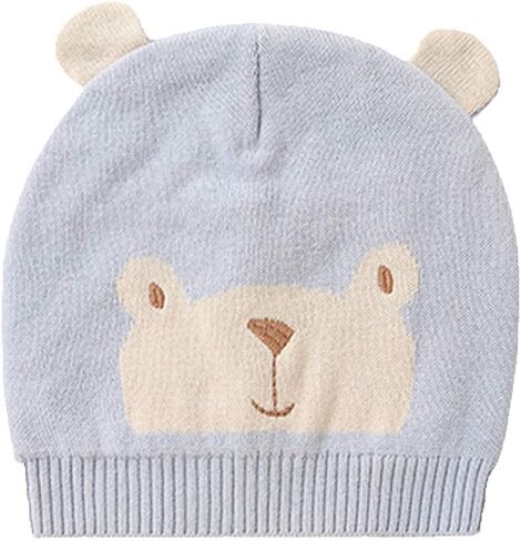 and Baby Girl Bonnet Newborn Knit Hats Animal Modeling Cotton Caps 0-4Y in Saudi Arabia