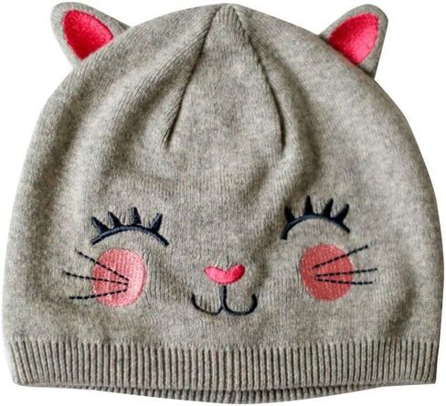 and Baby Girl Bonnet Newborn Knit Hats Animal Modeling Cotton Caps 0-4Y in Saudi Arabia
