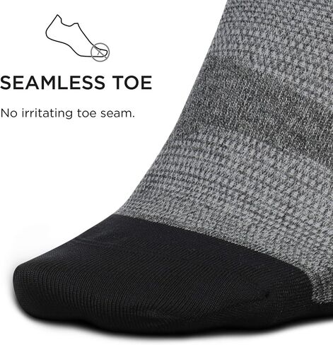 Feetures Elite Ultra Light Cushion Ankle Socks - Sport Sock with Targeted Compression - Blue Burst, M (1 Pair) in Saudi Arabia
