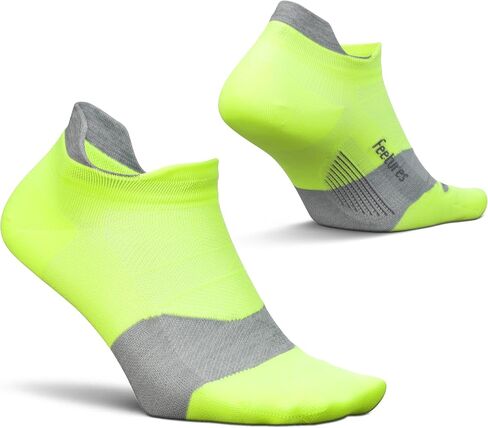 Feetures Elite Ultra Light Cushion Ankle Socks - Sport Sock with Targeted Compression - Blue Burst, M (1 Pair) in Saudi Arabia