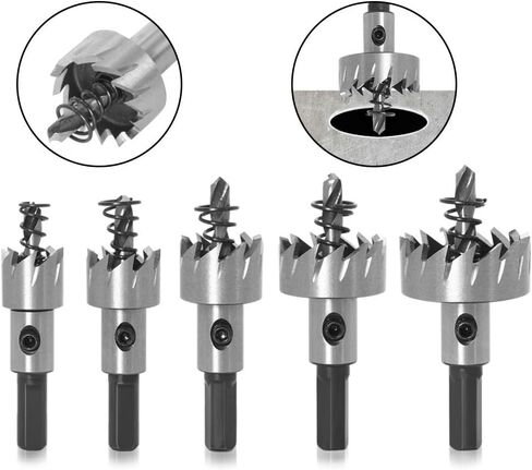 18mm(0.71in) HSS Tooth Drill Bit Hole Saw for Metal, Steel, Iron, Alloy, Ideal for Electricians, Plumbers, DIY, Metal Professionals in Saudi Arabia