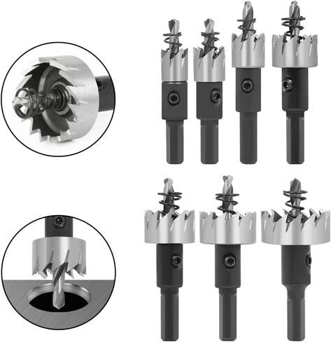 18mm(0.71in) HSS Tooth Drill Bit Hole Saw for Metal, Steel, Iron, Alloy, Ideal for Electricians, Plumbers, DIY, Metal Professionals in Saudi Arabia