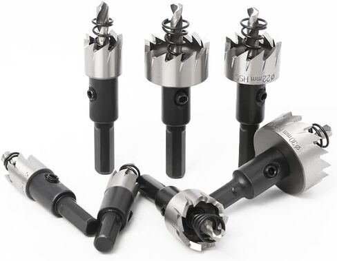 18mm(0.71in) HSS Tooth Drill Bit Hole Saw for Metal, Steel, Iron, Alloy, Ideal for Electricians, Plumbers, DIY, Metal Professionals in Saudi Arabia