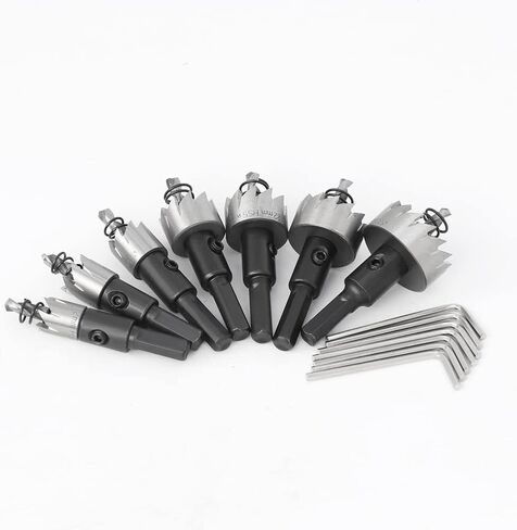 18mm(0.71in) HSS Tooth Drill Bit Hole Saw for Metal, Steel, Iron, Alloy, Ideal for Electricians, Plumbers, DIY, Metal Professionals in Saudi Arabia