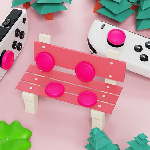 قبعات عصا التحكم PlayVital Penguin لجهاز Nintendo Switch، وأغطية عصا التحكم لجهاز Switch Lite، وغطاء تناظري لجهاز Switch OLED Joycon Thumb Grip Caps for Switch & Switch Lite & Switch OLED - بنفسجي فاتح in Saudi Arabia