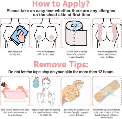 Boobtape for Breast Lift, Trans Tape, Shape, and Flaunt Your Body with MyMegan Boob Tape, 3in XXL Breast Tape - The Ultimate Breast Lift Solution with Reusable Nipple Covers and Free Pasties! in Saudi Arabia
