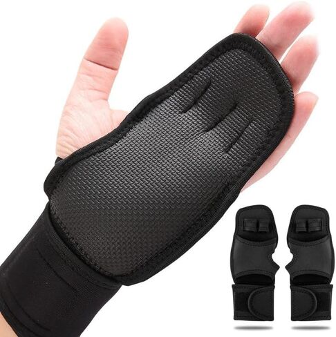 Workout Gloves for Men & Women, Weight Lifting Grips with Wrist Support Non-Slip Full Palm Protection Avoid Calluses & Blisters for Gymnastics, Pull-ups, Deadlifts, Gym Workout, Kettlebells in Kuwait