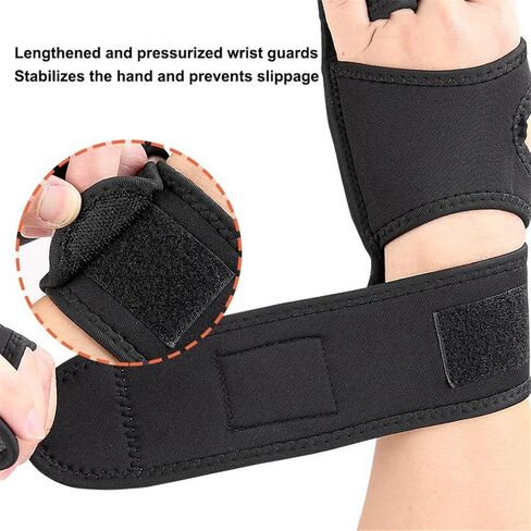 Workout Gloves for Men & Women, Weight Lifting Grips with Wrist Support Non-Slip Full Palm Protection Avoid Calluses & Blisters for Gymnastics, Pull-ups, Deadlifts, Gym Workout, Kettlebells in Kuwait