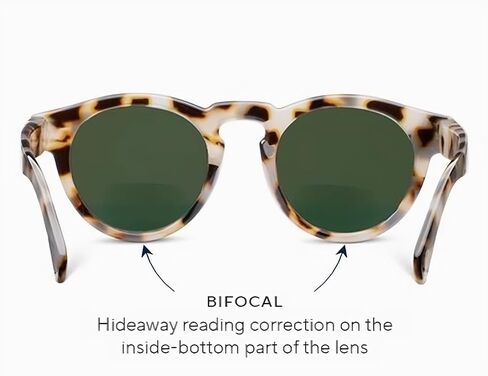 نظارات شمسية نسائية من Peepers من PeeperSpecs Nantucket Reading Round، Chai Tortoise، 1.50 + 1.5 in Saudi Arabia