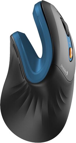 ProtoArc Ergonomic Mouse, EM11 NL Wireless Vertical Mouse, Ergo Mouse with Multi-Device, USB-C Rechargeable Mice for Windows, Mac OS, PC/Notebook/Laptop,White in Saudi Arabia